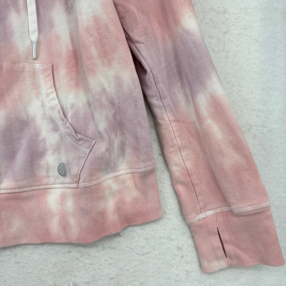 Torrid Active Tie Dye Quarter Zip Sweatshirt Size 2X Pink Thumbholes Pocket - Picture 4 of 8